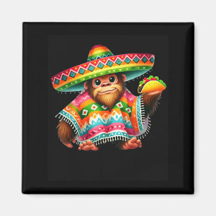 Aimant Bigfoot Taco Cinco De Mayo Sasquatch Mexicain Enfa