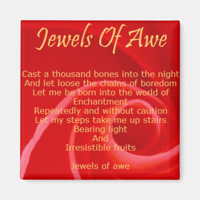 Aimant bijoux d'aimant d'awe (Devant)