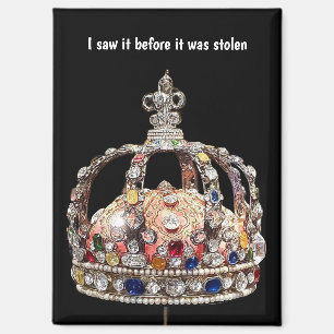 Aimant Bijoux de la Couronne française avant le vol