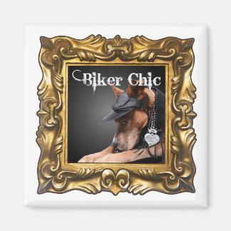 Aimant "Biker Chic" pour améliorer votre réfrigéra
