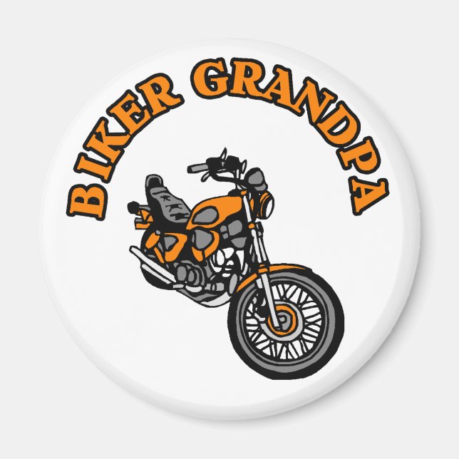 AIMANT BIKER GRANDPA (Devant)