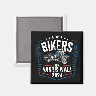 Aimant Bikers For Harris Walz 2024 Harris Waltz 2024