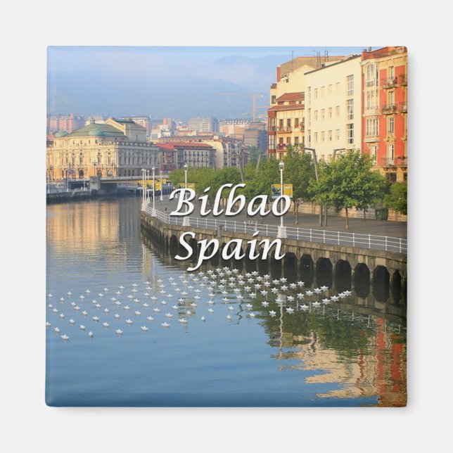 Aimant Bilbao, Espagne basque (légende) (Devant)