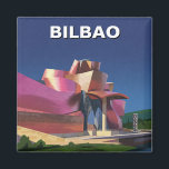 Aimant Bilbao Guggenheim Museum Voyage Abstrait<br><div class="desc">Le musée Guggenheim Bilbao, situé dans le Pays basque du nord de l'Espagne, est l'un des musées d'art contemporain les plus remarquables du monde. Conçu par le célèbre architecte Frank Gehry, la structure curviligne futuriste du musée est en titane, en verre et en calcaire, créant un jeu époustouflant de lumière...</div>