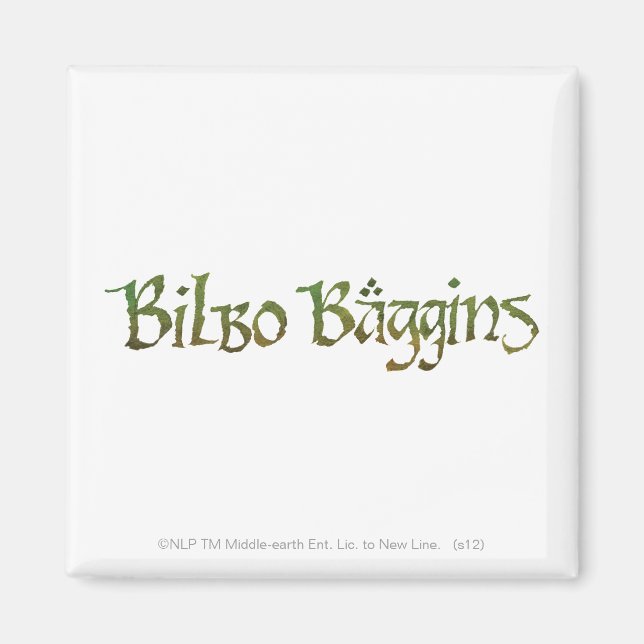 Aimant BILBO BAGGINS™ Textured (Devant)