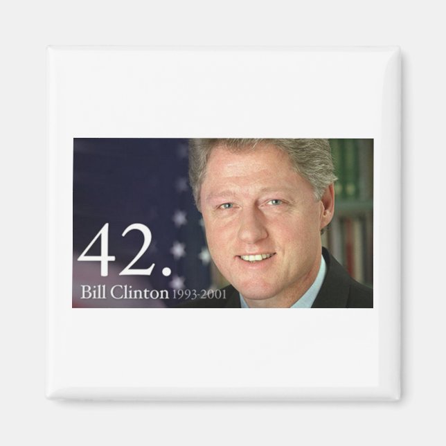 Aimant Bill Clinton (Devant)