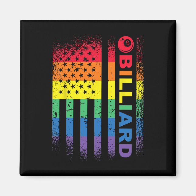 Aimant Billard Billard Billard américain Billiard - Bil (Devant)