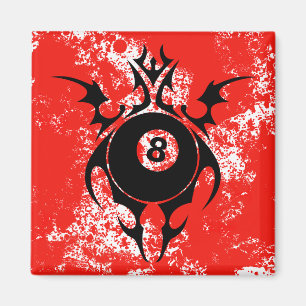 Aimant billard. tribal.