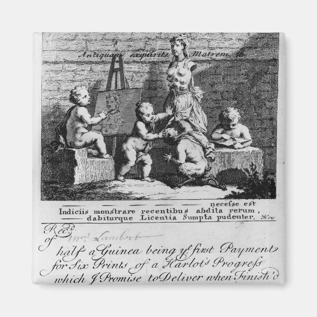 Aimant Billet d'abonnement pour 'A Harlot's (Devant)