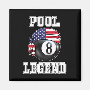 Aimant Billiard Team 8 Ll Jeu Joueur De Piscine Cadeaux P