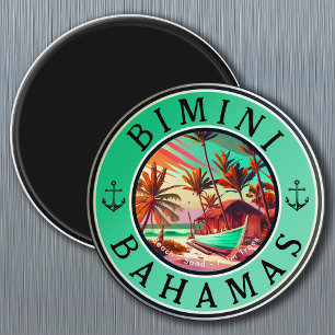 Aimant Bimini Bahamas ancre Pêche Voyage bateau Vintage