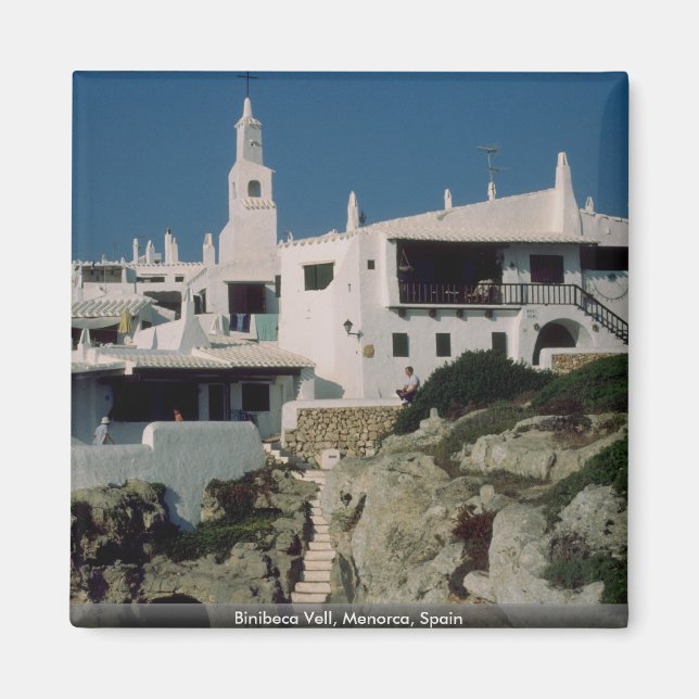 Aimant Binibeca Vell, Minorque, Espagne (Devant)