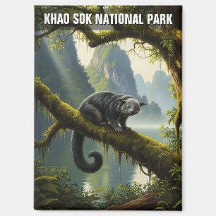 Aimant Binturong in Khao Sok National Park Thaïlande