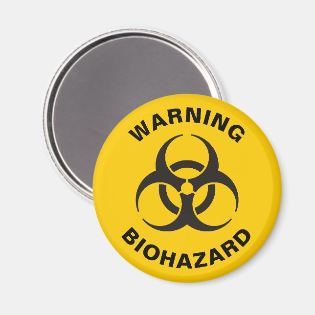 Aimant Biohazard icon (Recto/Verso)
