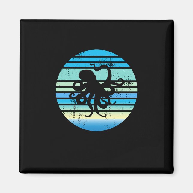 Aimant Biologiste de la marine d'Octopus (Devant)