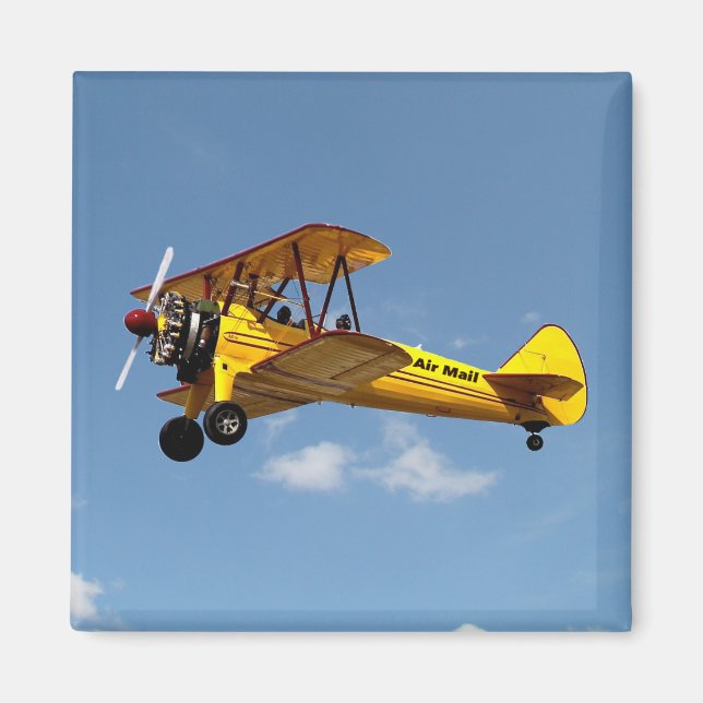 Aimant Biplan Air Mail (Devant)