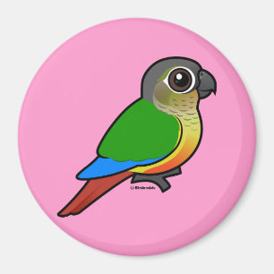 Aimant Birdorable Jaune-a dégrossi Conure