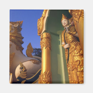 Aimant Birmanie (Myanmar), Rangoon (Yangon) Temple