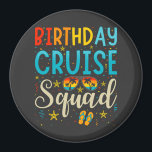 Aimant Birthday Cruise Squad Croisière Cercle de vacances<br><div class="desc">Birthday Cruise Squad Croisière Vacances Funny Crew Design graphique Cadeau Circle Magnet Classic Collection.</div>