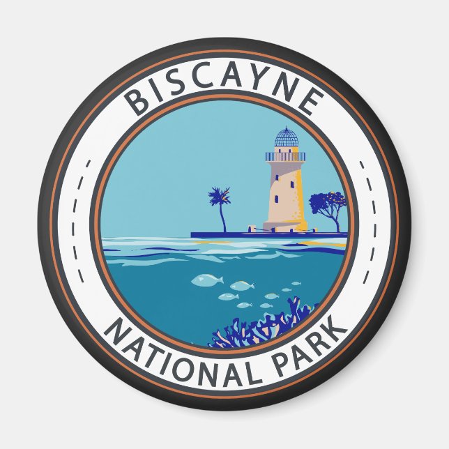 Aimant Biscayne National Park Boca Chita Insigne clé (Devant)