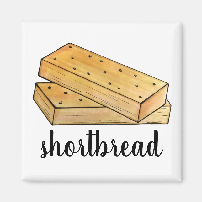 Aimant Biscuits au thé au beurre Shortbread Écossais Boul (Devant)