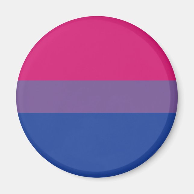 Aimant Bisexuel | Conception du drapeau de fierté | Tracé (Devant)