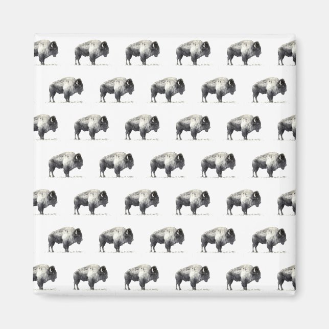 Aimant Bison américain (Devant)