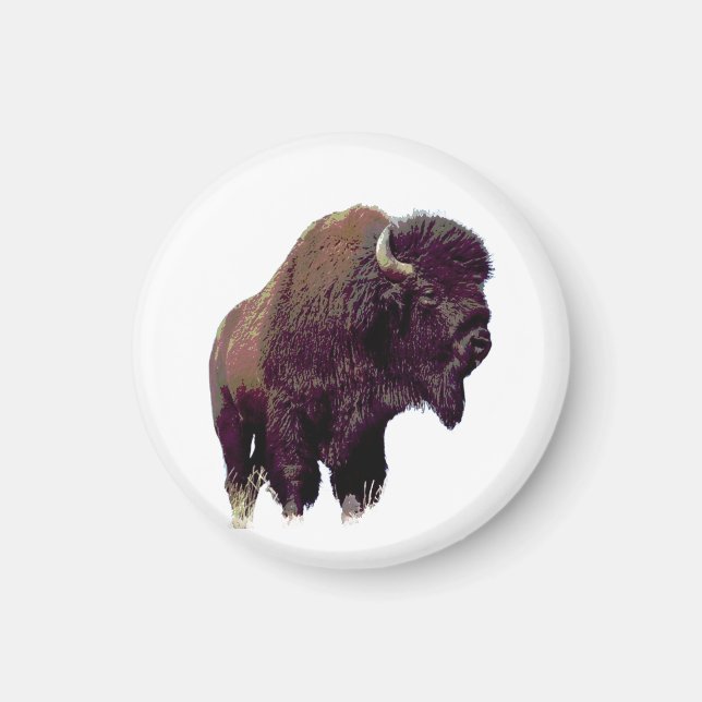 Aimant Bison Buffle  (Devant)