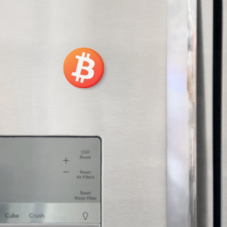 Aimant Bitcoin (Orange Classique)