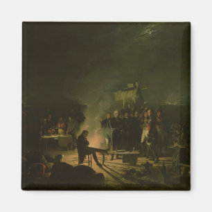 Aimant Bivouac du napoléon I sur la bataille de champ de