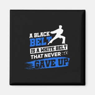 Aimant Black Belt dit Karate Taekwondo Arts martiaux