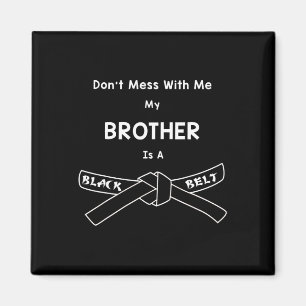 Aimant Black Belt Karate Shirt Comt Hapkido Martial Arts