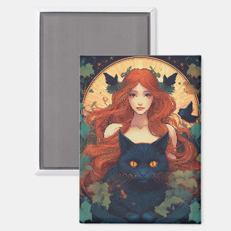 Aimant Black Cat Magic