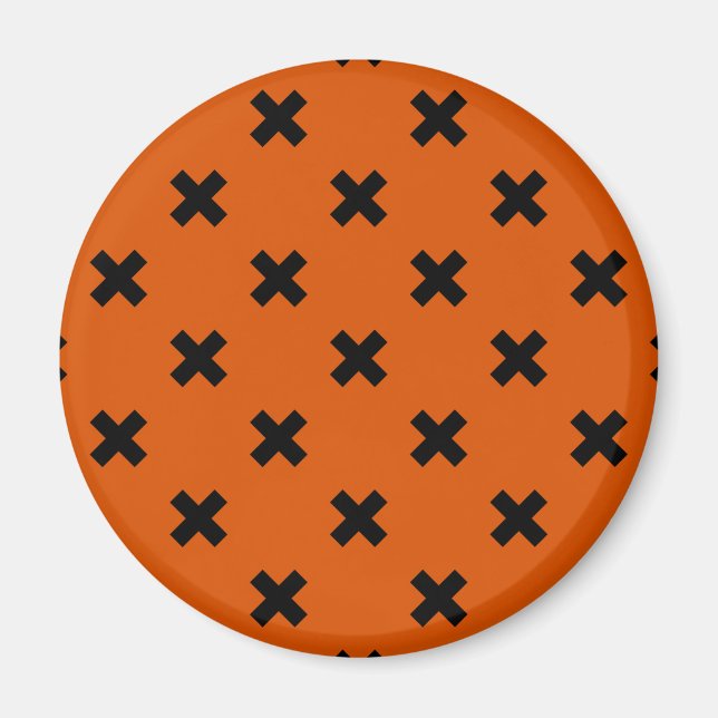 Aimant Black cross stitches (Devant)