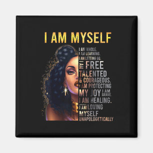 Aimant Black Girl Magic Celebrate Black History Mois 1