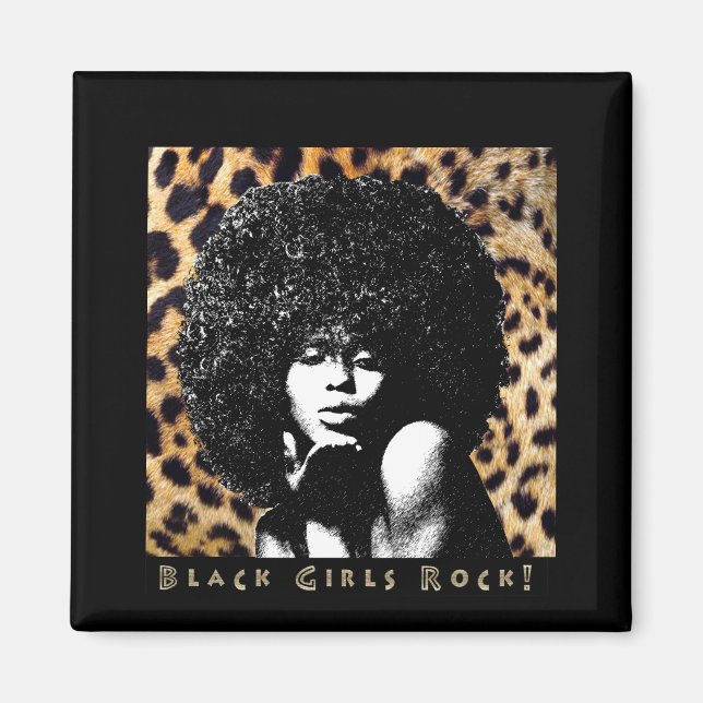 Aimant Black Girls Rock ! (Devant)