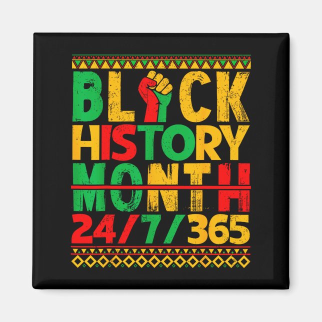 Aimant Black History Is American History African Men Wome (Devant)