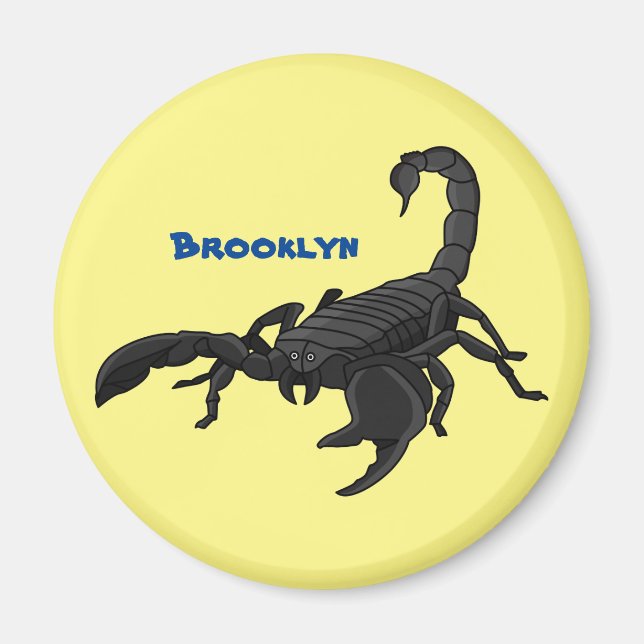 Aimant Black hungry scorpion (Devant)