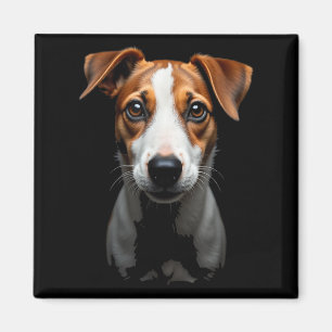 Aimant Black Jack Russell Terrier Chien Jack Russell Visa
