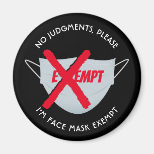 Aimant Black MASQUE DE VISAGE EXONÉRÉE