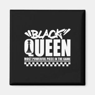 Aimant Black Queen Les échecs les plus puissants Africain