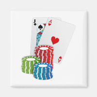 Blackjack avec jetons de poker