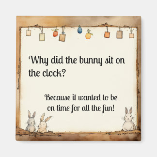 Aimant Blague drôle Bunny