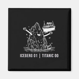 Aimant Blague drôle de bateau de croisière Iceberg Rms Ti