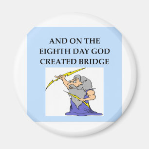 Aimant blague du joueur de pont