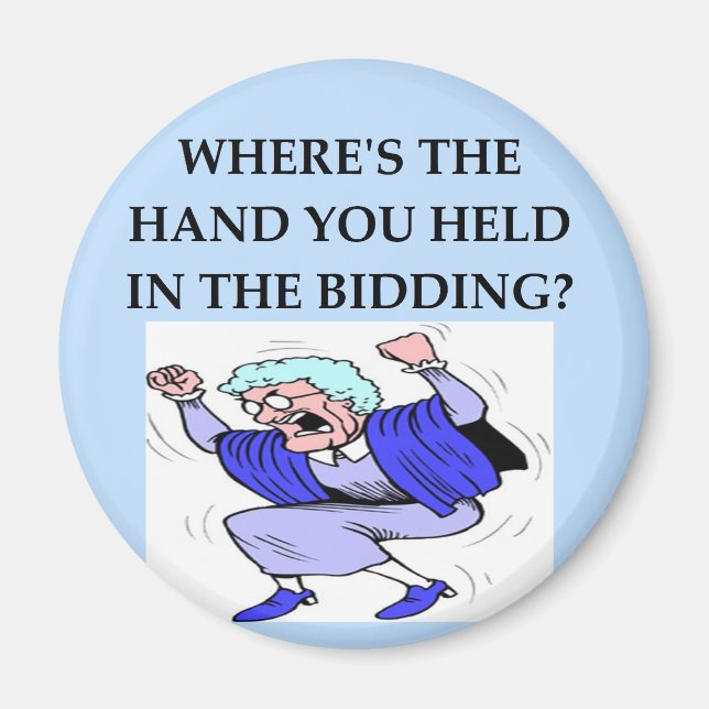 Aimant blague du joueur de pont (Devant)