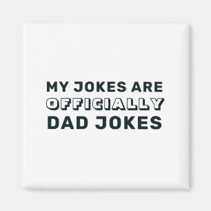 Aimant Blagues drôles de nouveau papa pour la fête des pè