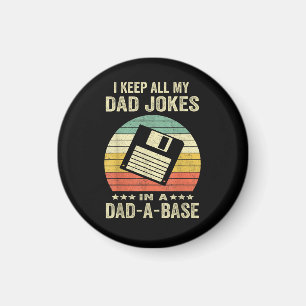 Aimant Blagues drôles de papa pour hommes dans dad-a-Base