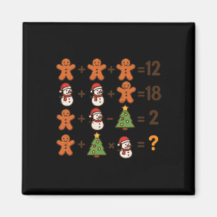 Aimant Blagues mathématiques 67 Ordre Opération Noël Math