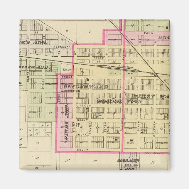 Aimant Blair, Nebraska (Devant)